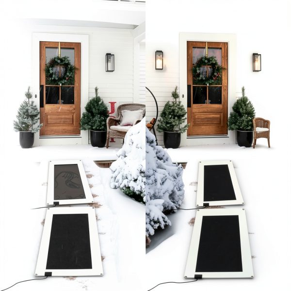 Uniflasy Heated Snow Mat 71C Rubber Outdoor-2