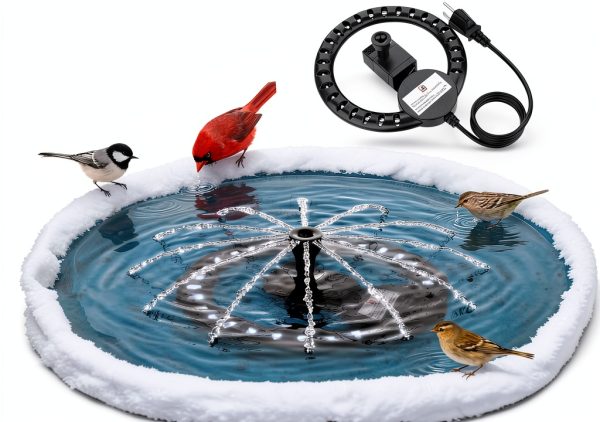 SAC SMARTEN ARTS Bird Bath Heater Deicer Fountain Pump-0