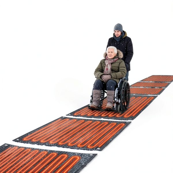 Baquler Snow Melting Mat Outdoor Heated Driveway Mat-3