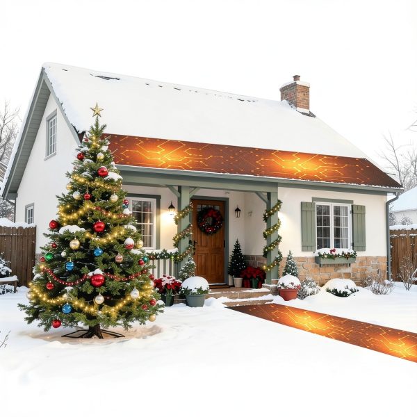 Innisle Graphene Heated Snow Melting Mat Roof Deicing-6