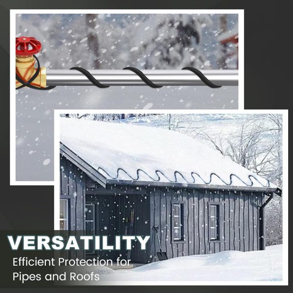 SnulyHeet Gutter Heater Self Regulating 70FT-3
