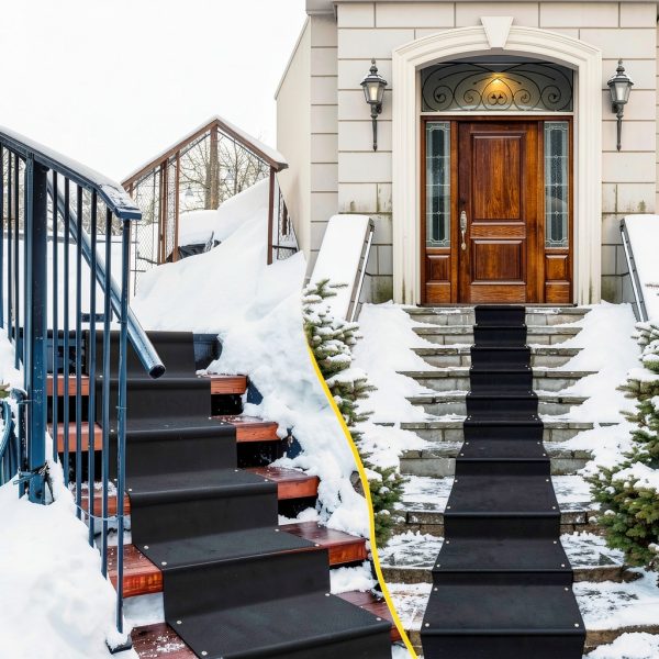 Timgle Heated Snow Melting Mat Safe Rubber Outdoor Entrance-1