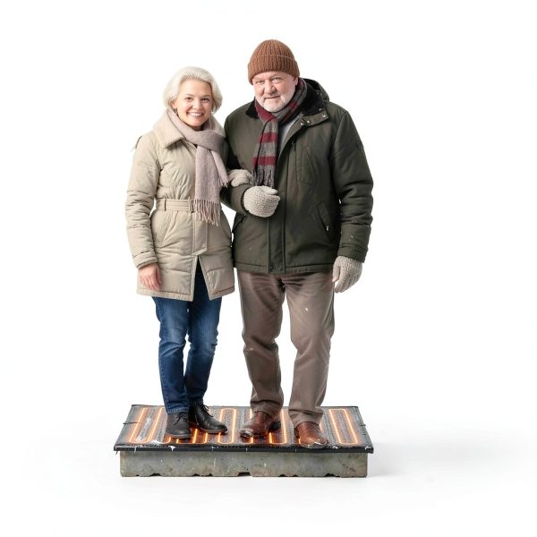 Baquler Snow Melting Mat Outdoor Heated Driveway Mat-5