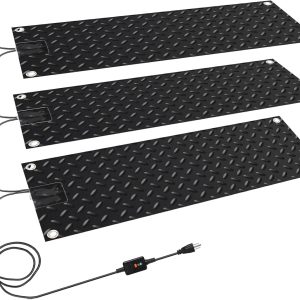 Timgle Heated Snow Mat Rubber Non Slip Deicing Pathway-0