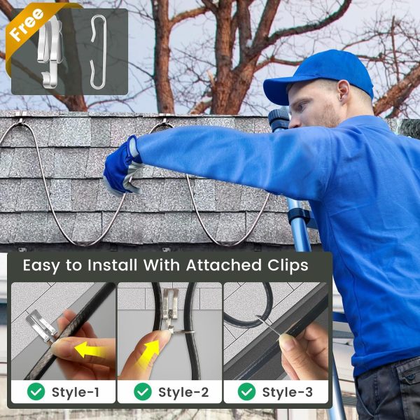 SnulyHeet Gutter Heater Self Regulating 70FT-5