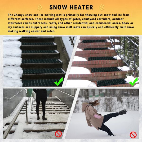De-Icing Cable BUAEL Snow Melting Rubber Mat-2