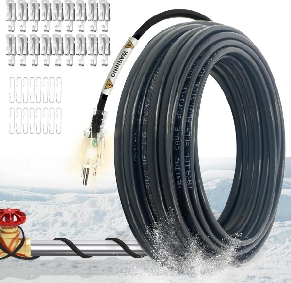 SnulyHeet Gutter Heater Self Regulating 70FT-0