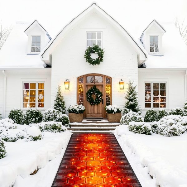 ANWEOR Heated Snow Melting Mat Graphene Energy Efficient-5