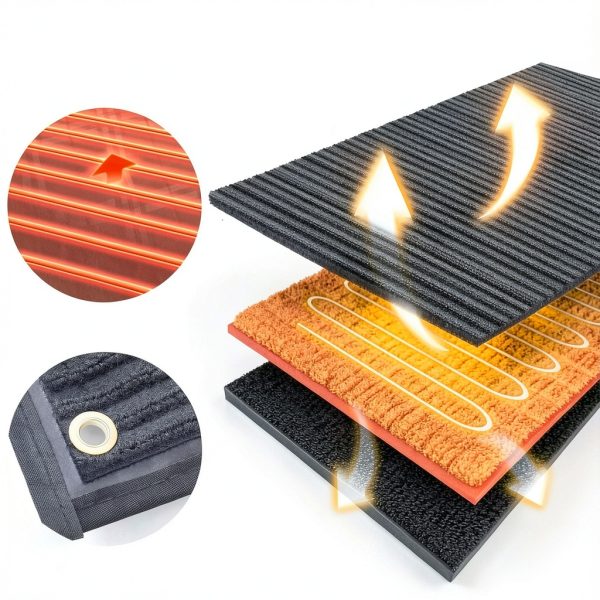 Baquler Snow Melting Mat Outdoor Heated Driveway Mat-1