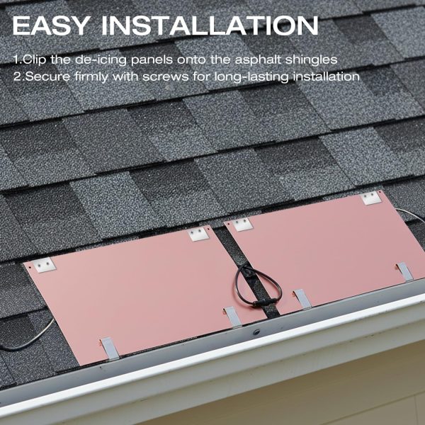 Gutter Heater Roof Snow Melting System H&G Lifestyles DIP12-1