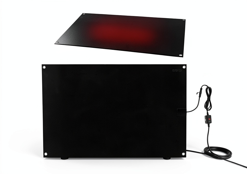 Baquler heated snow melting mat installed at a home entrance