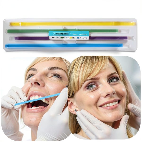 Qianyu Dental Sanding Strips 60pcs Resin Polishing Kit ColorCoded-6