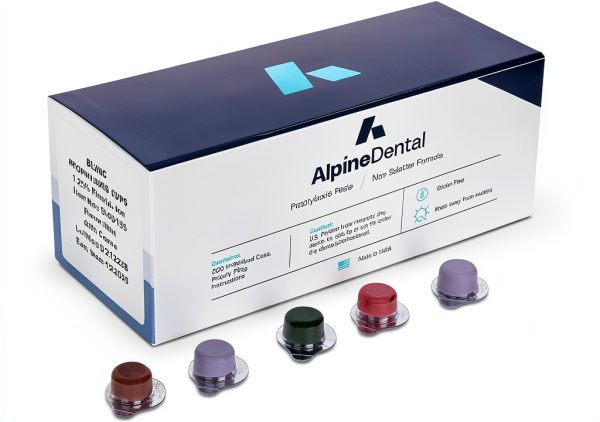 Dental Polishing Paste Alpine Dental Blanc Non Splatter Formula-0