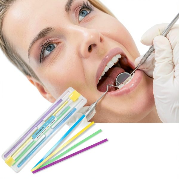 Dental Polishing Strips Aeisonsa 60pcs Multi‑Color Flexible Thin-6