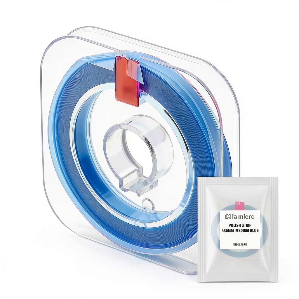 Installing Dental Polishing Strip LA MIERE Abrasion Resistant Cut to Length on a dental workstation