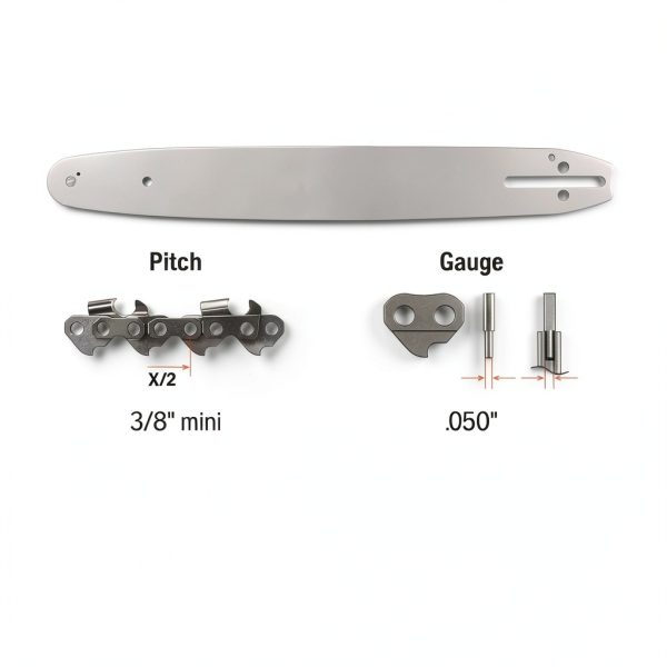 Husqvarna HL280 16 Inch Chainsaw Bar 3/8 Mini Pitch 56 Drive Links-1
