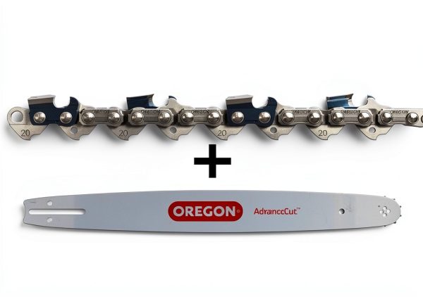 Oregon Chainsaw Bar & Chain Combo 18 inch Bar 0.325 Pitch 72 Drive-1