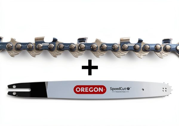 Oregon 18-Inch Replacement Chainsaw Bar & 95TXL068G Chain, .325" Pitch, .050" Gauge, 68 Drive Links, Fits Various Stihl Models (578767), Gray, Red-1