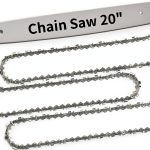 20 Inch Chainsaw Bar and Chain Combo Loggers Art Gens 3 Chains + 1 Bar-0