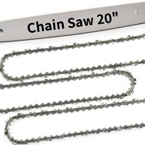 20 Inch Chainsaw Bar and Chain Combo Loggers Art Gens 3 Chains + 1 Bar-0