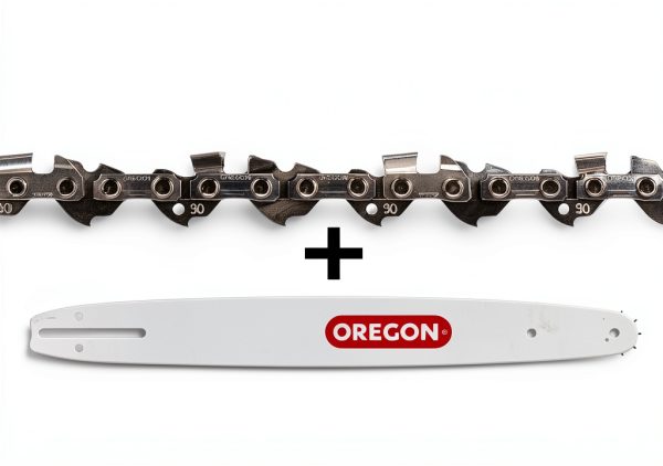 Oregon 16-Inch Replacement Chainsaw Bar & R56 Chain, 3/8" Pitch, .043" Gauge, 56 Drive Links, Fits Echo, Craftsman, Poulan, Homelite, Husqvarna, Ryobi and More (623000), Gray-1