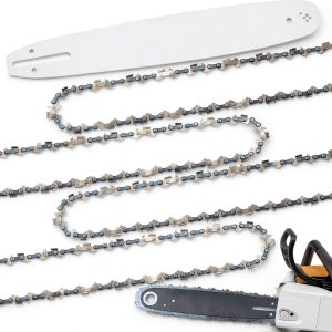 Chainsaw Chain 18" 3/8" LP Bar Combo Loggers Art Gens 4 Chains + Bar-0