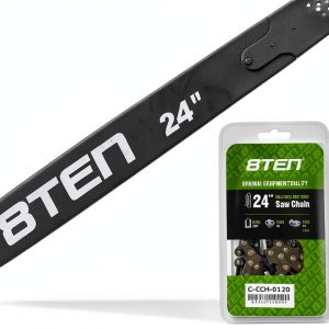 8TEN 24" Chainsaw Guide Bar & Chain .063 3/8 84DL for Stihl MS660 MS440 GB Silver Streak 30030009831 36RS84E-0