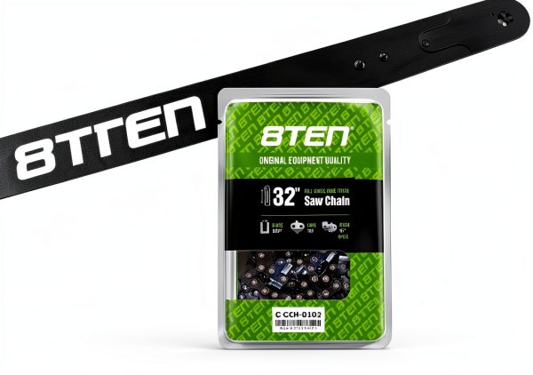 8TEN 32" Chainsaw Guide Bar & Chain .050 3/8 105DL for Stihl 066 044 064 046 038 041 056 048 MS660 039 33RS3105E-0