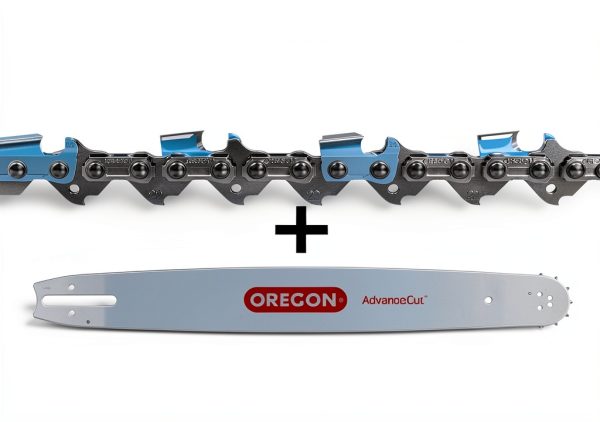 Oregon 105670 Replacement Guide Bar and Chainsaw Chain Combo, 18-Inch, Fits Stihl, Grey-1